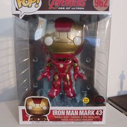 Funko Pop Avengers Age of Ultron Iron Man 10inch Glow in The Dark Exclusive