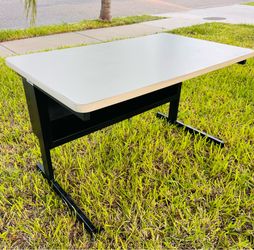 Steel Case Desk
