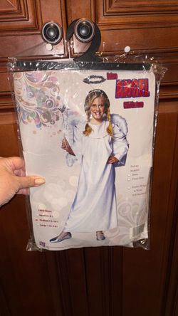 Angel   child    girls   Halloween costume    M   8–10 new