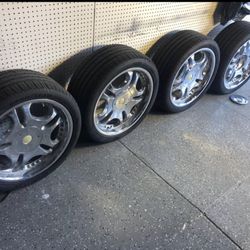 20 In Good year completed tires set, best offer