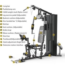 SincMill Home Gym Multifunctional Full Body Workout