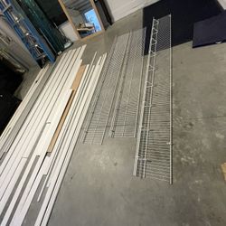 Wire Shelving.  3 Large Lengths 