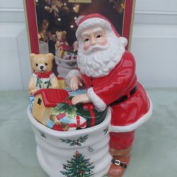 Spode Santa Jar