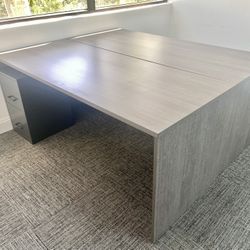 2 Desk & Credenza Practically New 