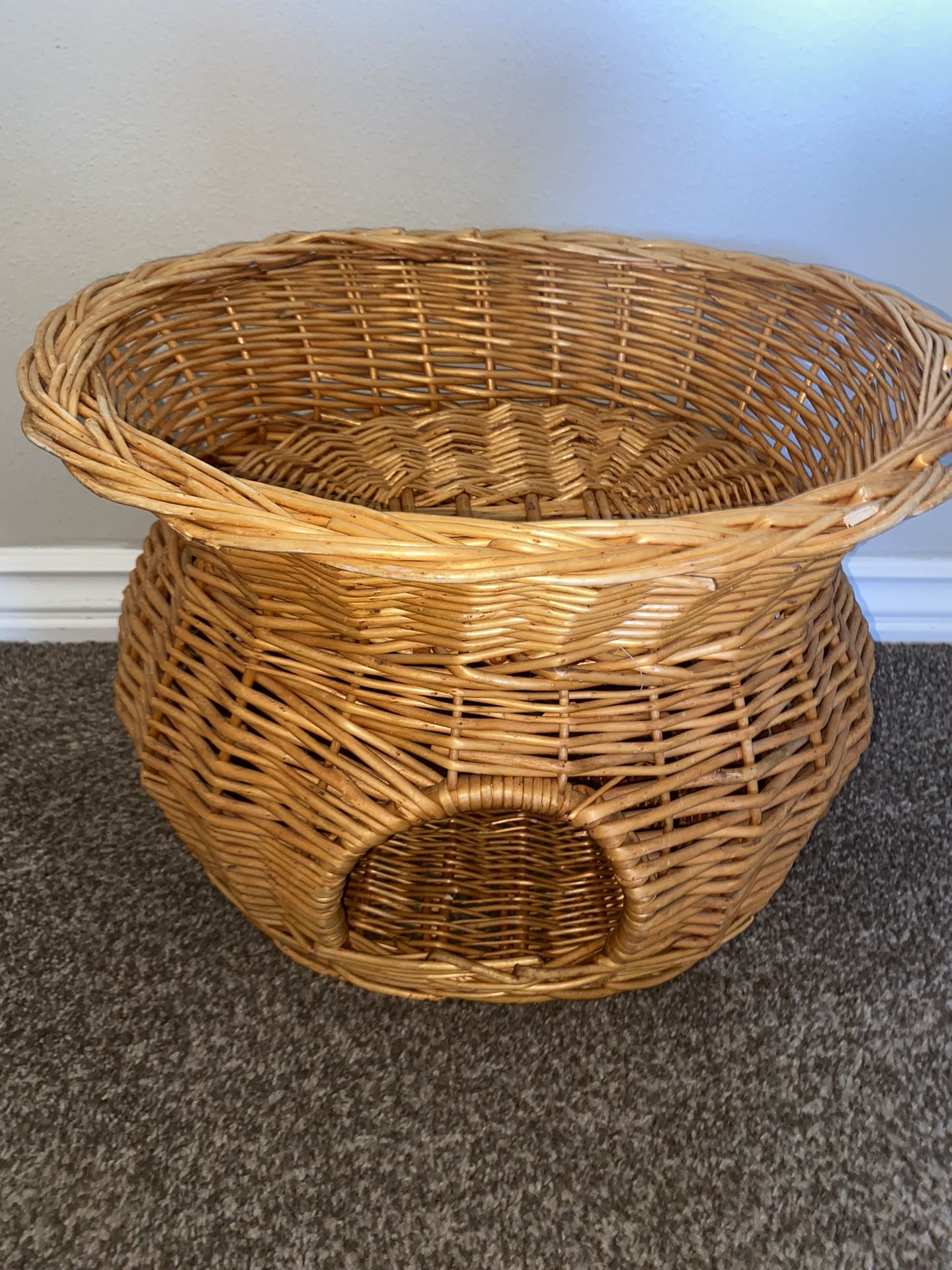 Wicker Cat House