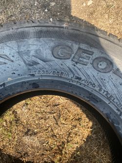 Tires two tires 25 each obo