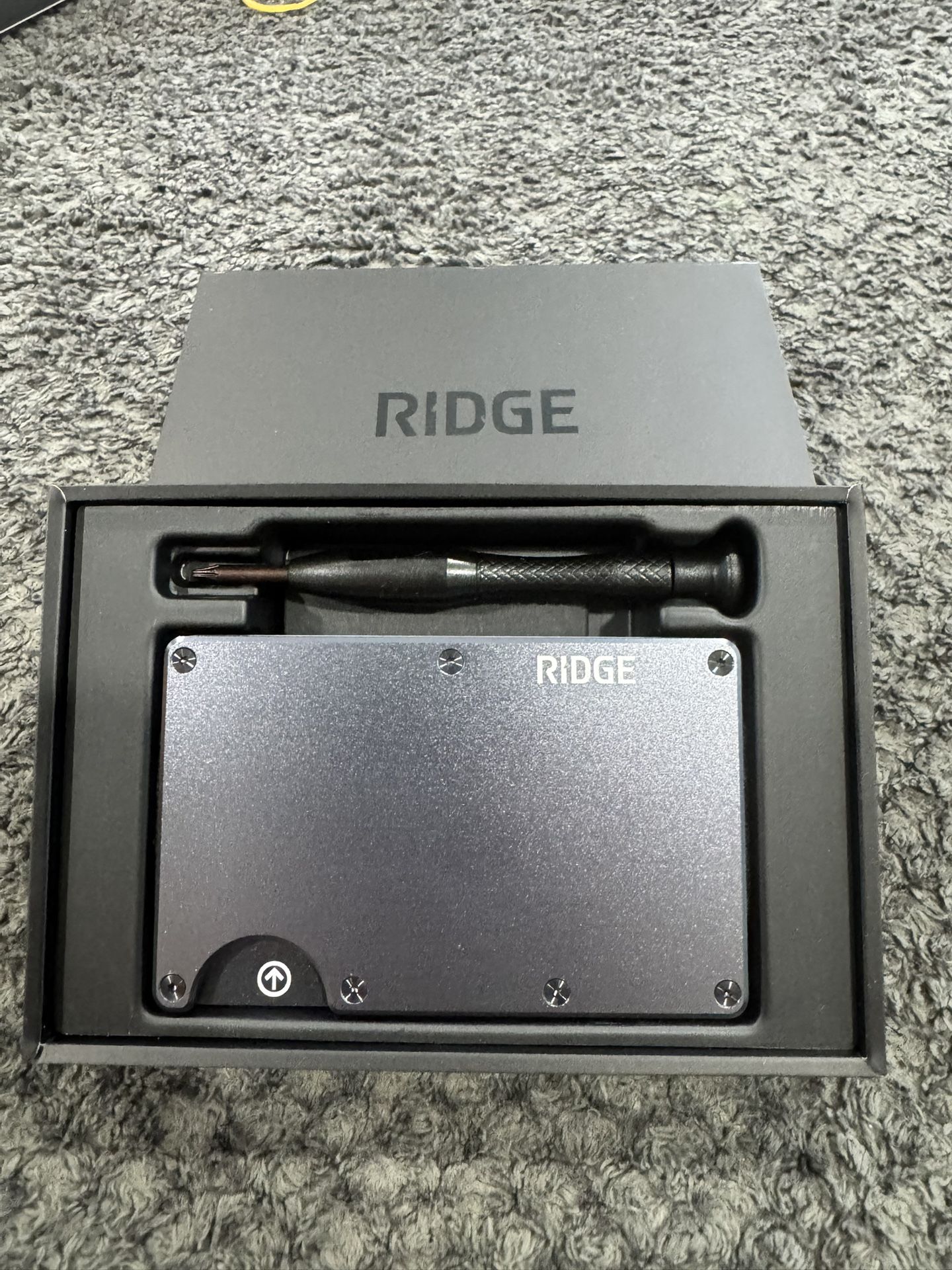 Ridge Wallet - Gunmetal (NEW)