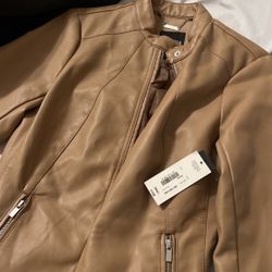 Caramel Leather Jacket 