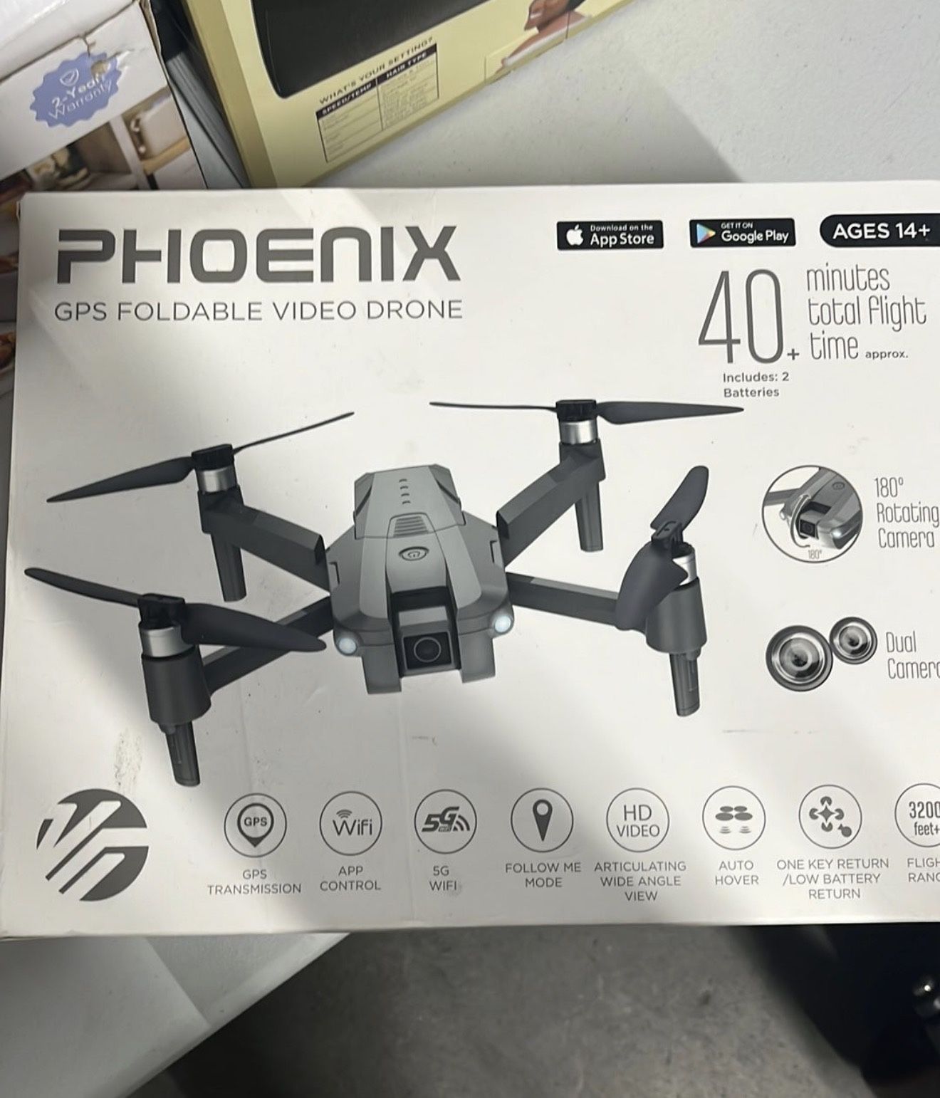 Phoenix GPS Foldable Video Drone Only 3 Left