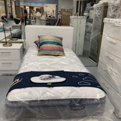 New Twin 3pc Set No Mattress 