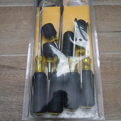 8 Piece Cushion Grip Klein Screwdriver Set 