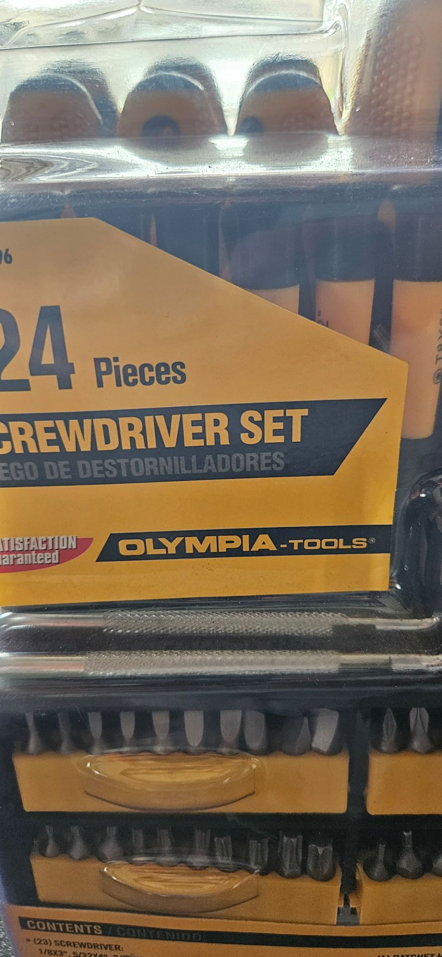 Screwdriver set tools 124 pieces