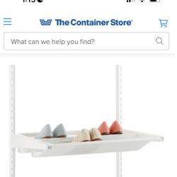 FREE Container Store Gliding Shoe Shelves (8)