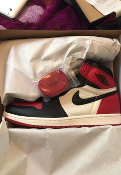 Jordan 1 Bred Toes Size 11.5