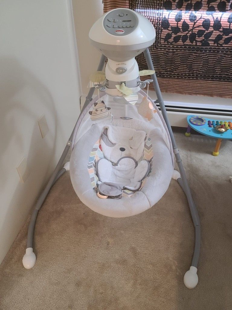 Fisher-Price Sweet Snugapuppy Cradle 'n Swing