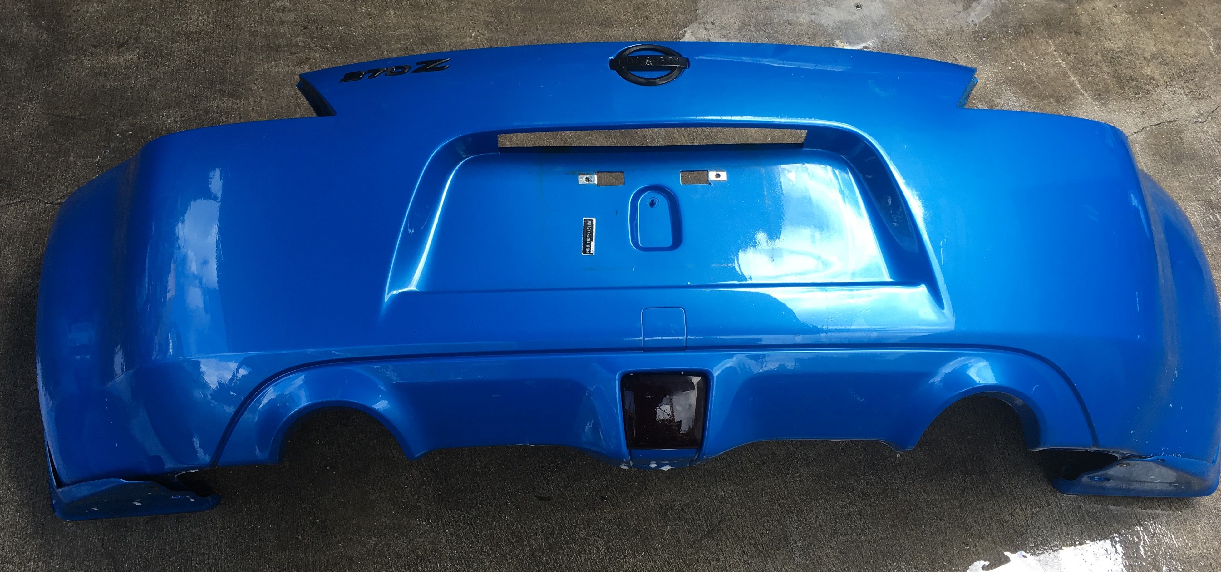 2009 - 2019 NISSAN 370Z REAR BUMPER COVER BLUE