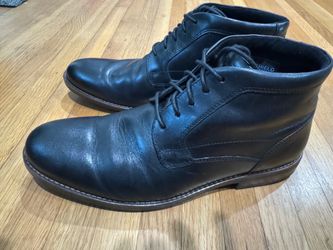 Black Dress Boots Mens 8.5