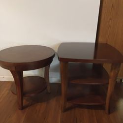 High End Wood End Tables