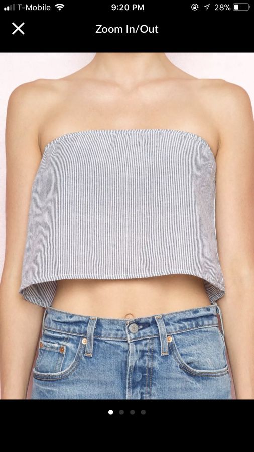 Brandy Melville Tube top striped for Sale in Lynwood, CA - OfferUp