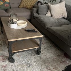 Living Room Set Table Shelf Console