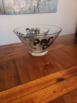Glass Food Bowl