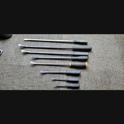 Lot Of 8pc Pry Bar Tools