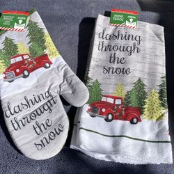 Christmas Towel Set 3 Piece 