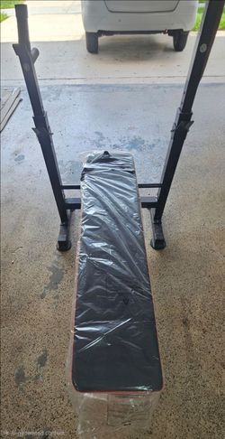 Utility Gym Bench – Red & Black (Brand New / Never Used)