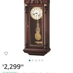 Howard Miller Mahogany clock