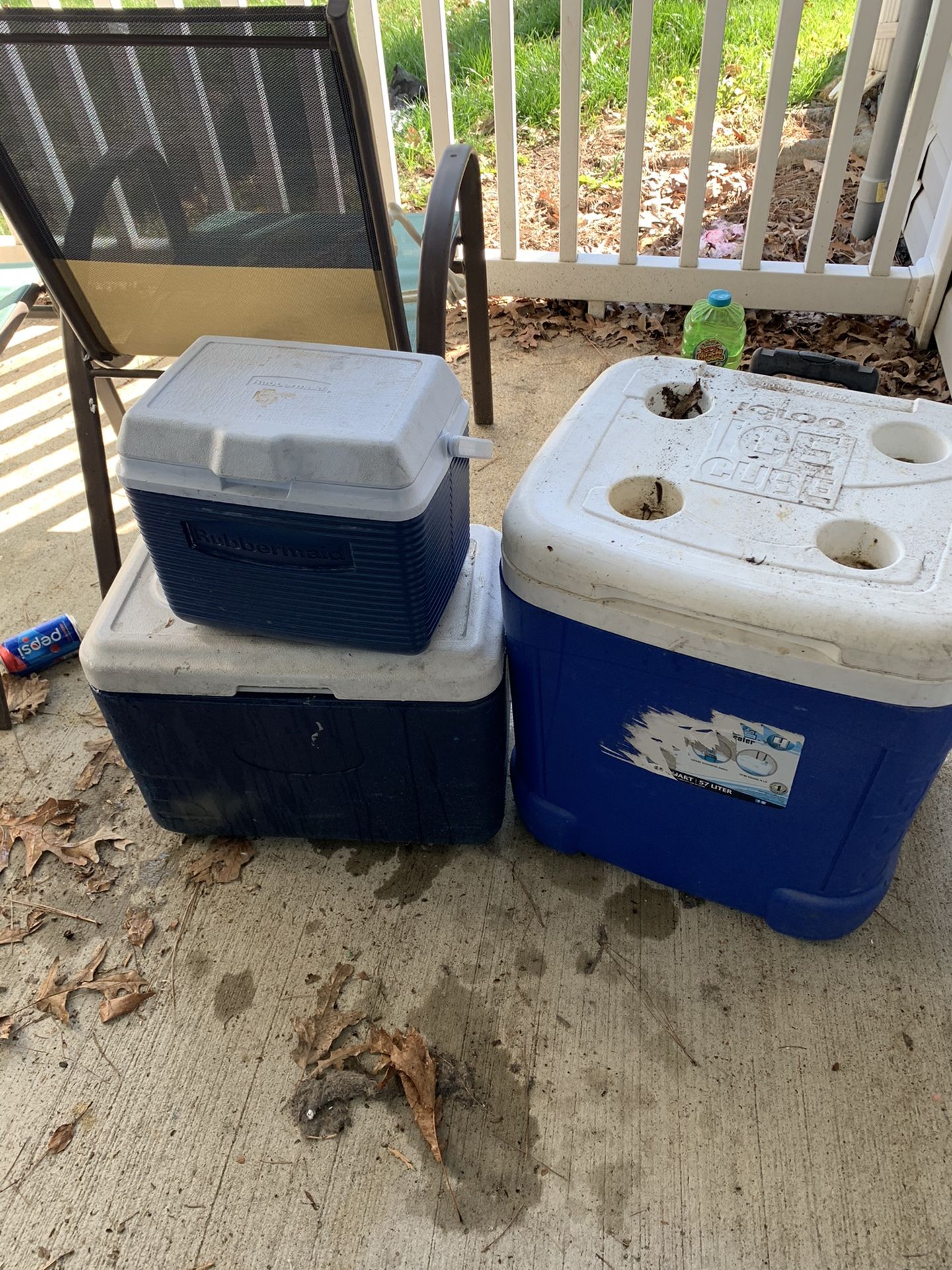 3 coolers