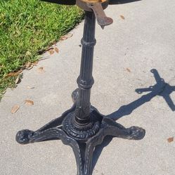 Antique Cast Iron Bistro Table Base