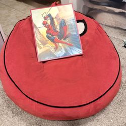 Spider-Man Chair + Wall Art Set – $60 Obo