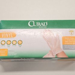 Curad Vinyl Gloves (Powder Free) 