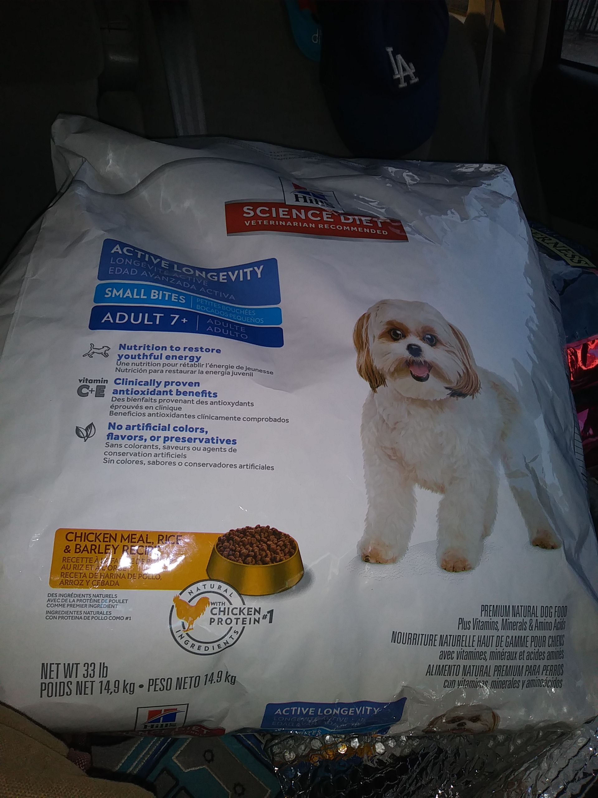 Science diet active top longevity dog food