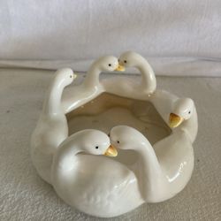 Vintage Ron Gordon Multiple Swans Dish