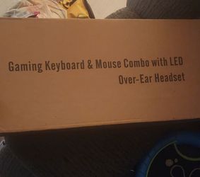 Gaming keyboard combo LED