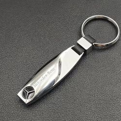 Luxury Metal Logo Car Keychain For Mercedes Benz