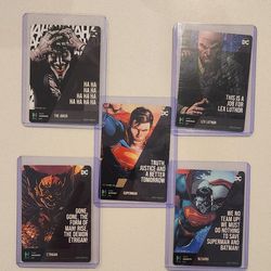 DC By HRO Chapter 2 Complete Set Uncommon Iconic Phrases Unscanned 5 Cards