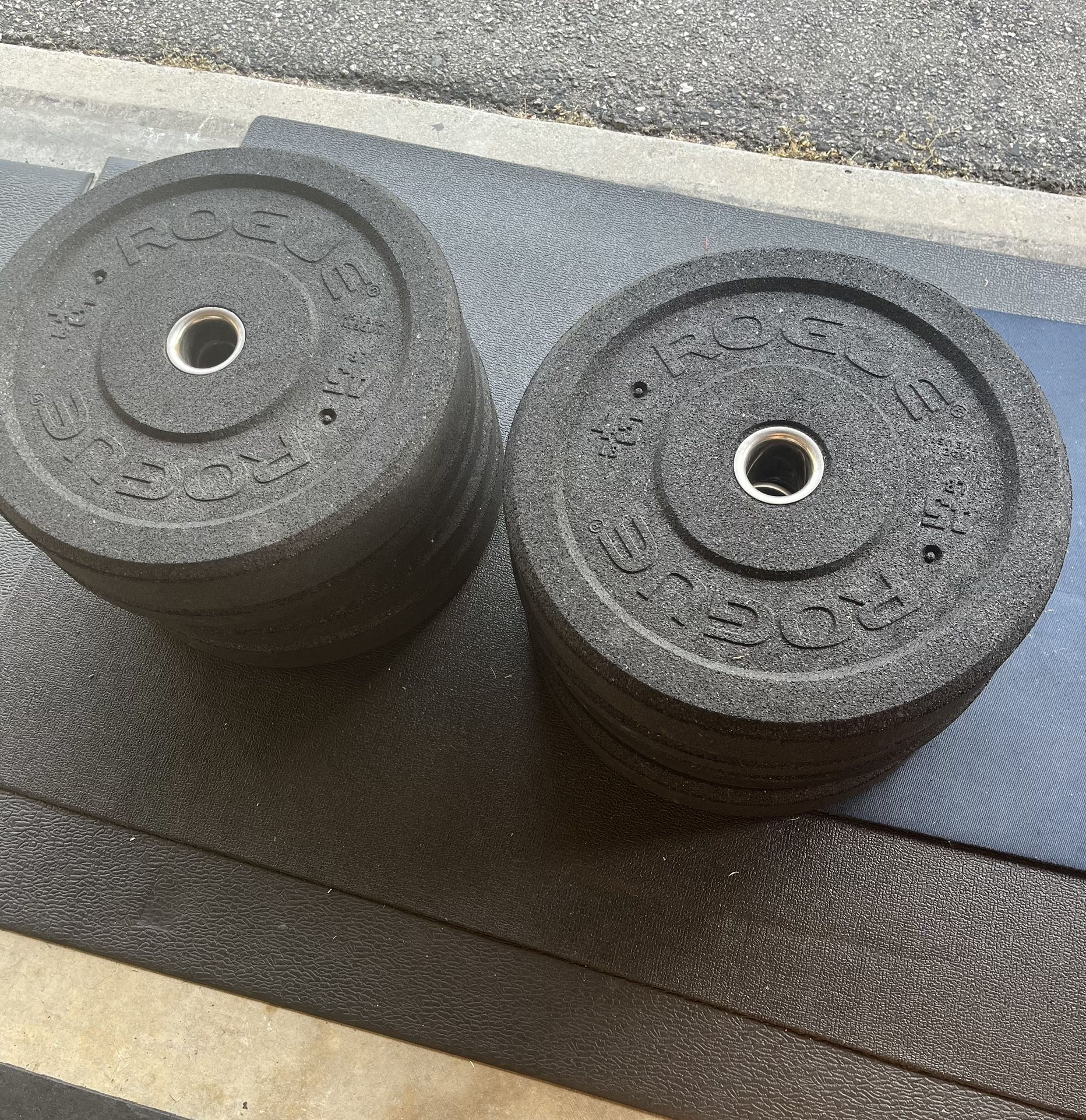 Rogue Fitness Bumper Plate Set