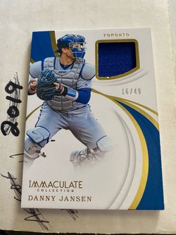 2019 Panini Immaculate Blue Jays Danny Jansen Relic /49