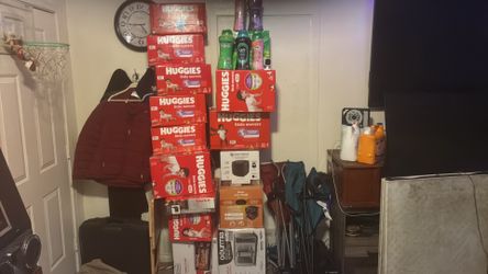 Baby pampers, rice cooker, ninja air fryer oven baker the double doors new in a box Baby pampers, rice cooker, ninja air fryer oven baker the double d