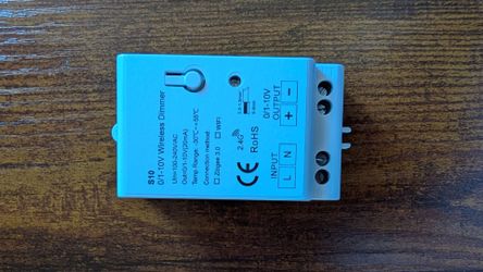 S10 Zigbee 3.0 0/1-10V Wireless Dimmer Module 100-240VAC SmartThings