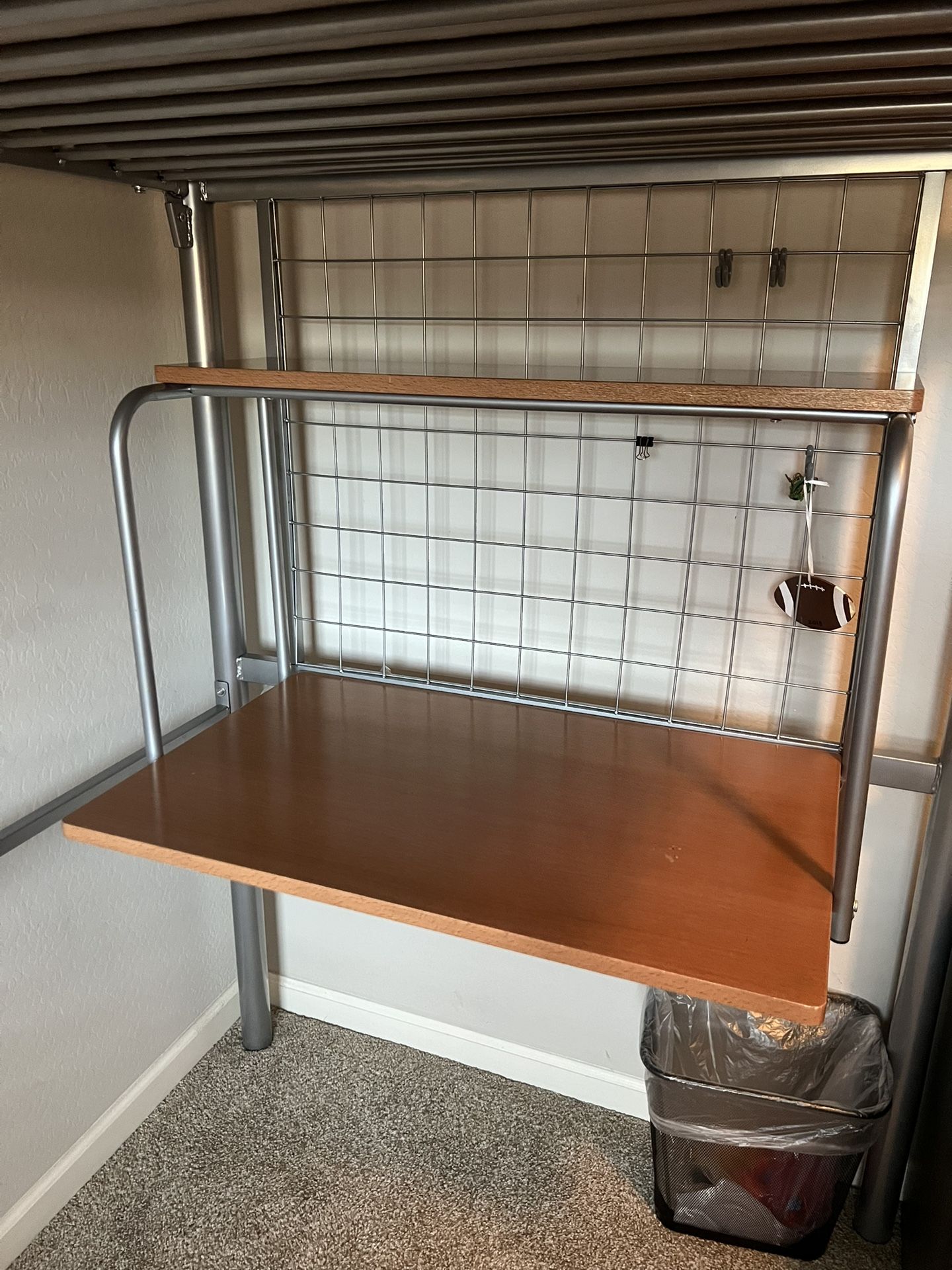 Bunkbed With Mattress And Desk