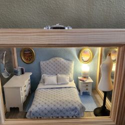 Ooak Mini Bedroom Roombox