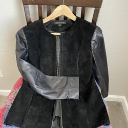 Leather/suede Jacket Size Small 