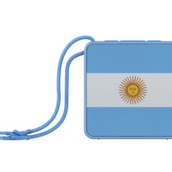 Bandera Argentina Flag Nakamichi Portable Bluetooth Speaker. Soccer, Messi