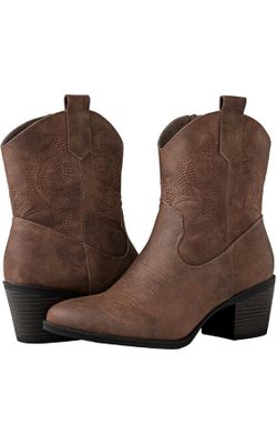 Cowboy Boots for Women Size 8 Camel