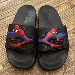 Adidas X Marvel Spider-Man Kids Adilette Slides