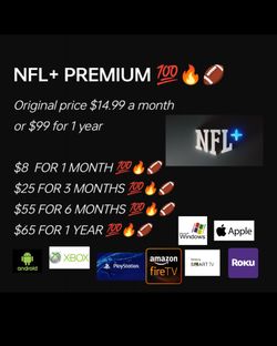 NFL + PREMIUM 🔥💯🏈