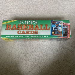 Factory sealed — 1990 Topps Baseball Complete set